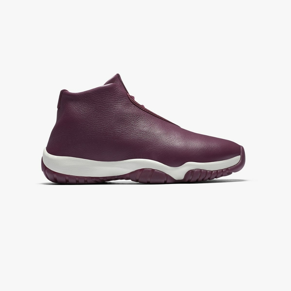 🆕Air Jordan | "Future" Womens Leather Sneaker Bordeaux Size 7 Womens NW